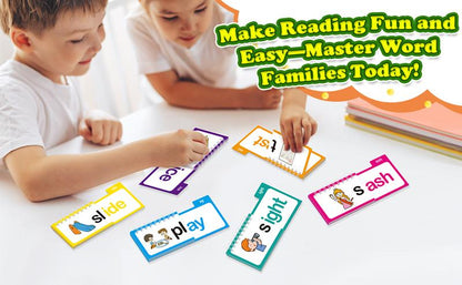 Complete Word Family Learning Set – 30 Interactive Books & Flashcards