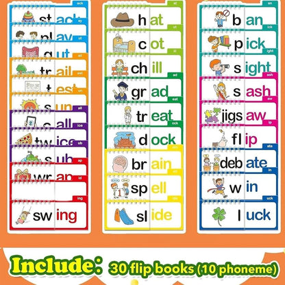 Complete Word Family Learning Set – 30 Interactive Books & Flashcards