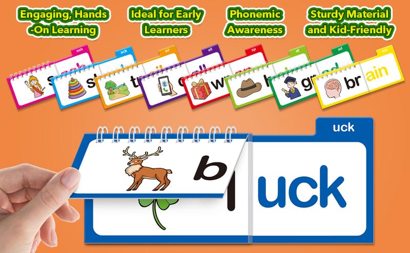 Complete Word Family Learning Set – 30 Interactive Books & Flashcards