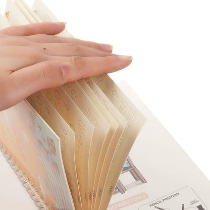 WriteMate Magic Practice Kit – 4 Copybooks + Pen, Grip & 10 Refills